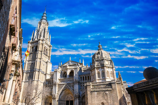 istock Medieval Cathedral Building Exterior 2164030869