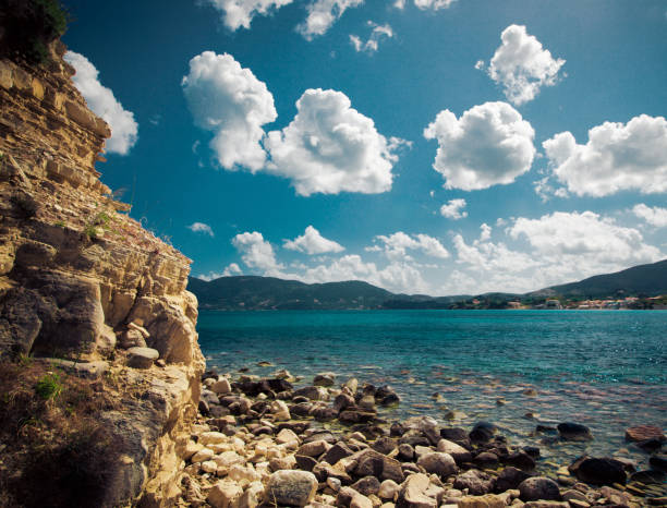 Beautiful island, Zakynthos, Greece. Summer time.