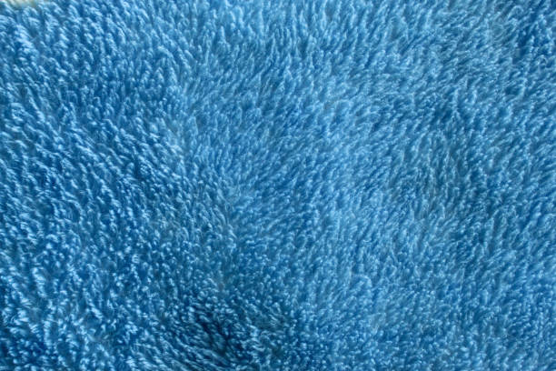 soft blue toddler towel texture. soft blue fabric background