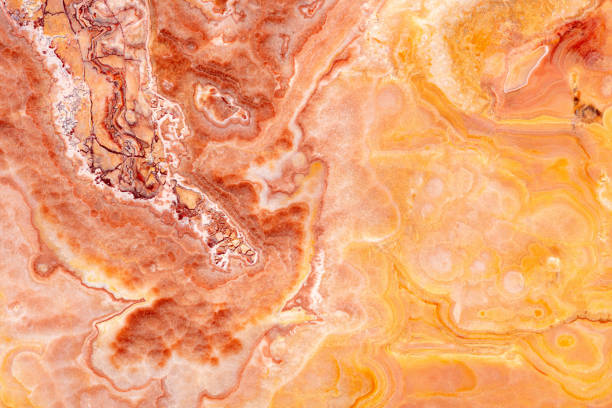 istock Super exotic orange onyx background in awesome contrast color. 2164050734