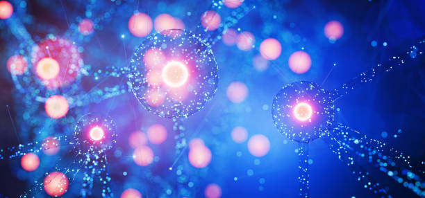 istock Conceptual cosmetic solution for skin care. Suitable for biochemical, pharmaceutical, cosmetic and other medical concepts. Molecular structures. Scientific cosmetic technology background. 3d render. 2164052891