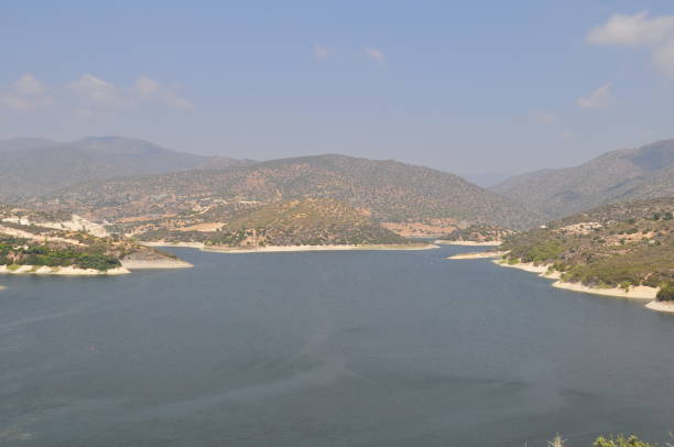 istock Germasogeia Dam and the surrounding 2164054612