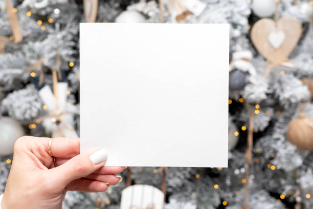 istock Christmas Card Mockup. Christmas Mockup 2164058775