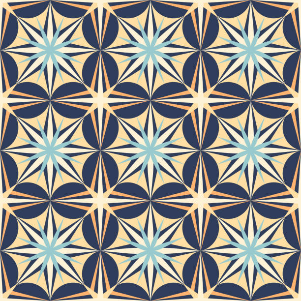 istock Geometric seamless pattern of square tile. Traditional decorative ornate azulejos. 2164060018