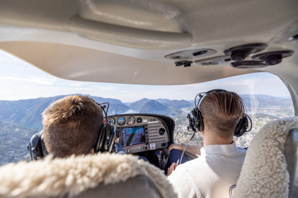 istock Pilots Flying Over Scenic Landscape 2164060858