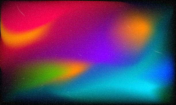 istock Beautiful Vector color gradient background with noise. Abstract pastel holographic blurred grainy gradient banner background texture Colorful digital grain soft noise effect Nostalgia, vintage, retro 2164061305