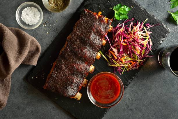 istock Spicy grilled spare ribs 2164065203