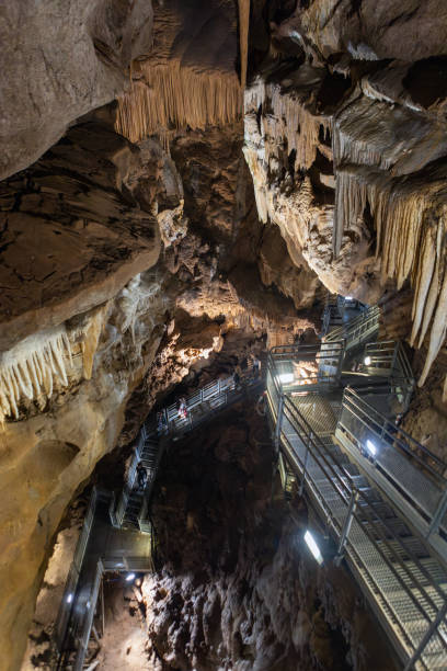 istock Elevated Walkway in Su Mannau Cave 2164073613