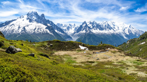 istock Mountains views in Chamonix-Montblanc range, France 2164080721