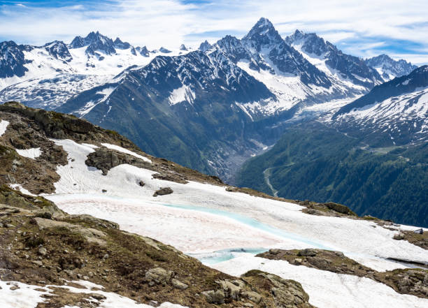 istock Cheserys lakes in Chamonix-Montblanc range, France 2164080724