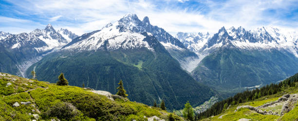istock Mountains views in Chamonix-Montblanc range, France 2164080725