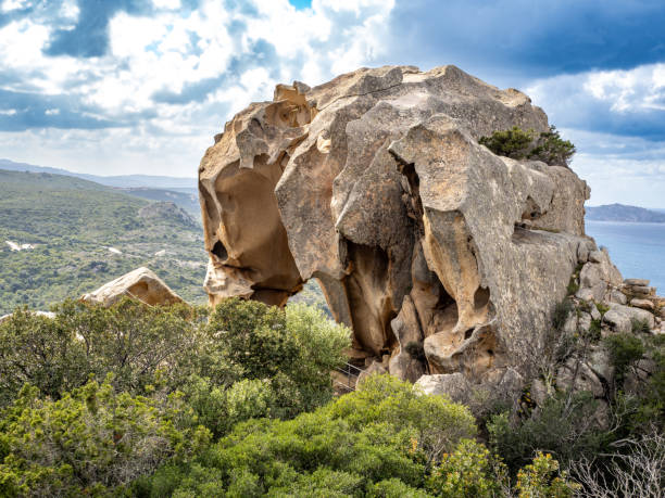 Capo d Orso rock in Palau, Sardinia island, Italy