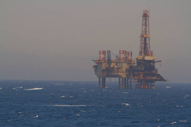 istock View if an oil drilling platform in the red sea 2164085172