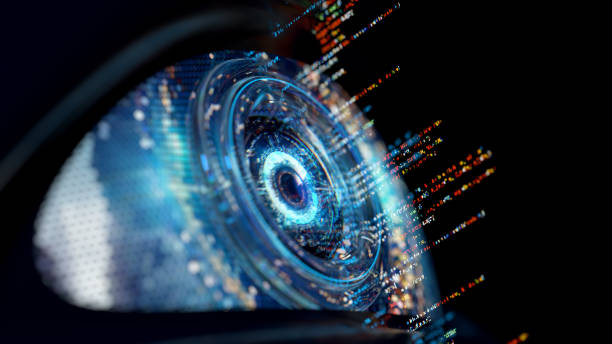 eye digital data - ai, mesterséges intelligencia és programkód - intelligencia témájú stock jellegű vizuális alkotások, jogdíjmentes fotók és képek