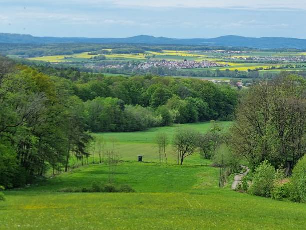 Spring landscape in Upper Franconia, Bavaria