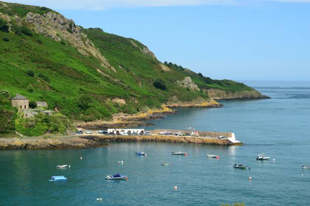 istock Boulay Bay harbour, Jersey, U.K. 2164088164