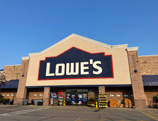 Lowes Home Improvement Store stock photo
