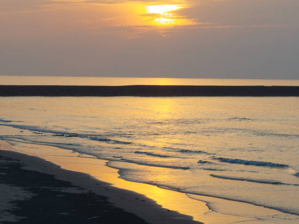 istock Sunset of west coast line in Taiwan 2164092496