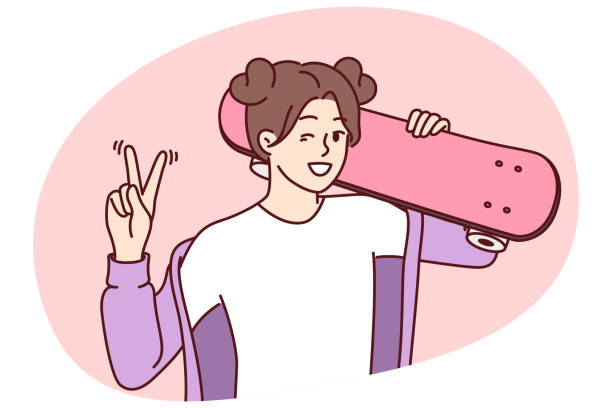 3,000+ Woman Winking Illustrations - iStock