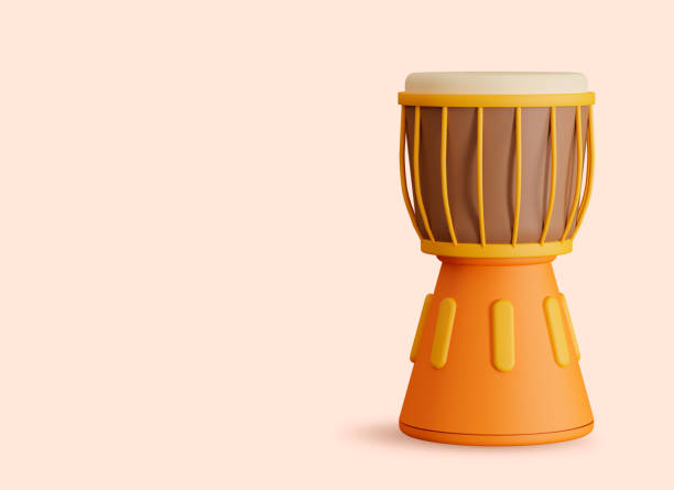 The stage is set for an unforgettable performance. A collection of musical instruments, including guitars, drums, and microphones, are neatly arranged and ready for the concert to begin.
