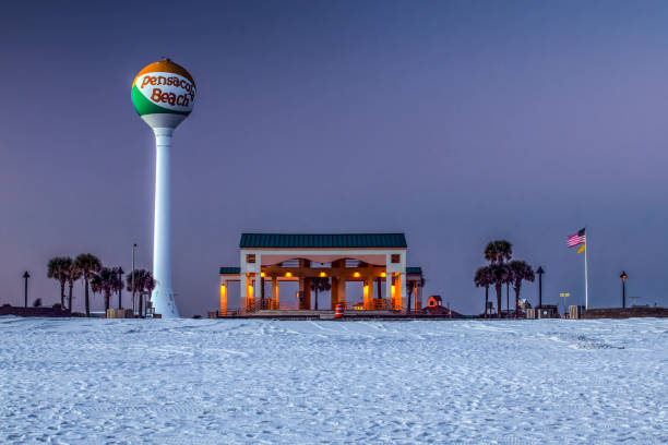 istock Pensacola Beach Water Tower and Beach Shelter 2164098530