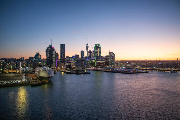 istock Downtown Auckland after Sunset 2164107074