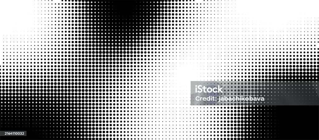 Halftone Gradient Dot Patterns Background Stock Illustration - Download ...