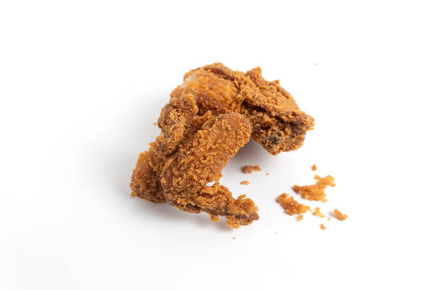 istock Crispy Fried chicken isolated on white background. 2164124791