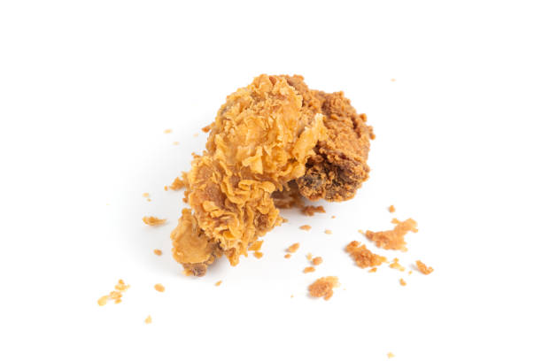 istock Crispy Fried chicken isolated on white background. 2164125361