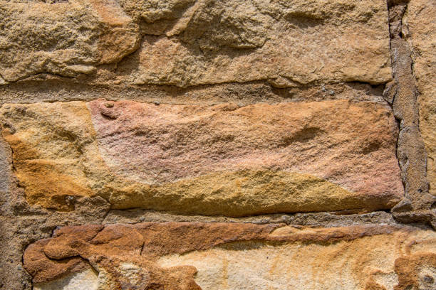 Babcock State Park - Sandstone Blocks in Wall