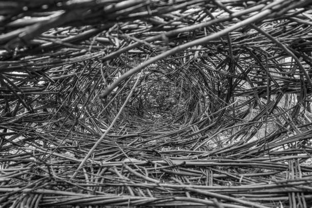 istock Abstract view of the interior of a wicker braid 2164132879
