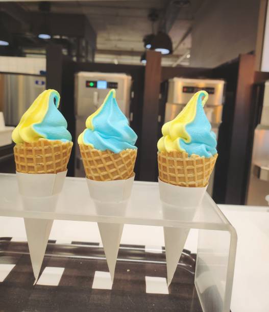istock Close up of ice cream cone 2164134117
