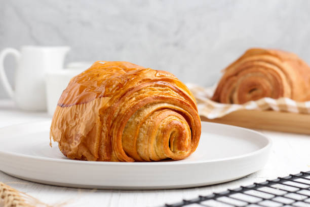 istock pan au chocolate. fresh pan au pastry. 2164135400