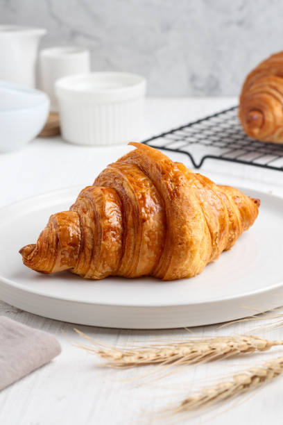 istock Regular croissant with crunchy skin. 2164135491