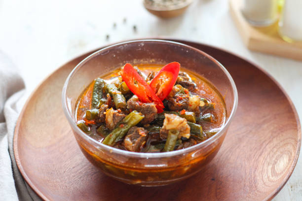 istock tumis daging kacang panjang. stir fried beef with long bean. 2164137297