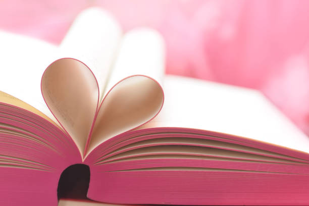 istock Book pages are turned in heart shape 2164138569