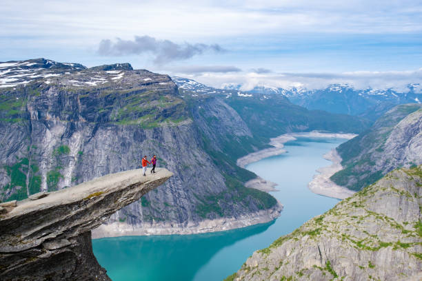 istock Trolltunga, Norway Cliffside Adventure in Norway 2164140492
