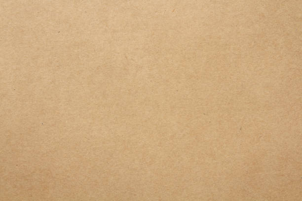 istock Cardboard sheet texture background, pattern of brown kraft paper with vintage style. 2164144110