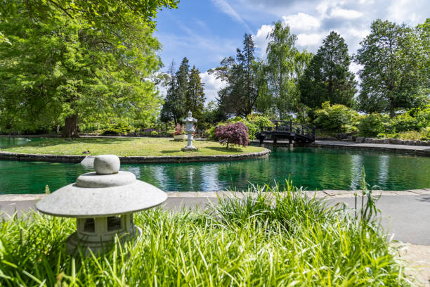 istock Public park in Guildford Surrey England 2164145158