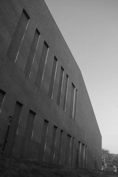Taken during my vacation in China, this photo shows the minimalist modern architecture found in a campus in China. The modern design signifies the development of architectural design in the region. Its simple and beautiful structure makes it an example of the development of modern Chinese architecture. Wuhan, China - May 16, 2024. #Wuhan #China #modern #Architecture #CulturalHeritage #TravelPhotography