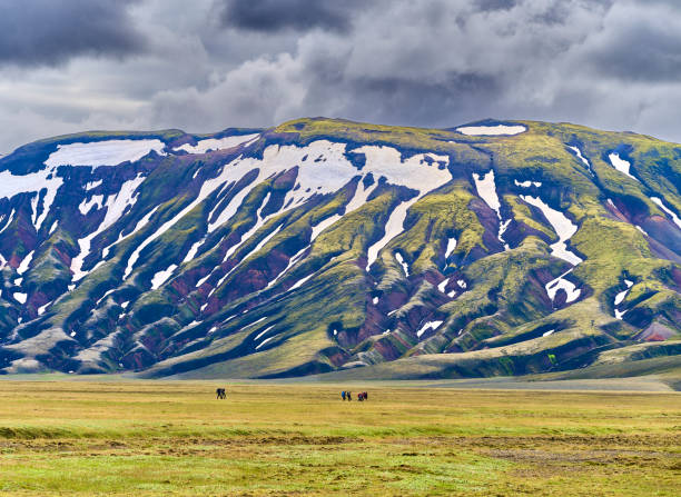 Colourful mountains at Landmannalaugar, Iceland