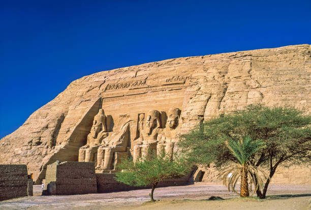 Temple in Abu Simbel dedicated to Ramesses II, Egypt