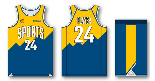 istock Basketball jersey template design, basketball uniform mockup design, vector sublimation sports apparel design, jersey basketball ideas. 2164156148