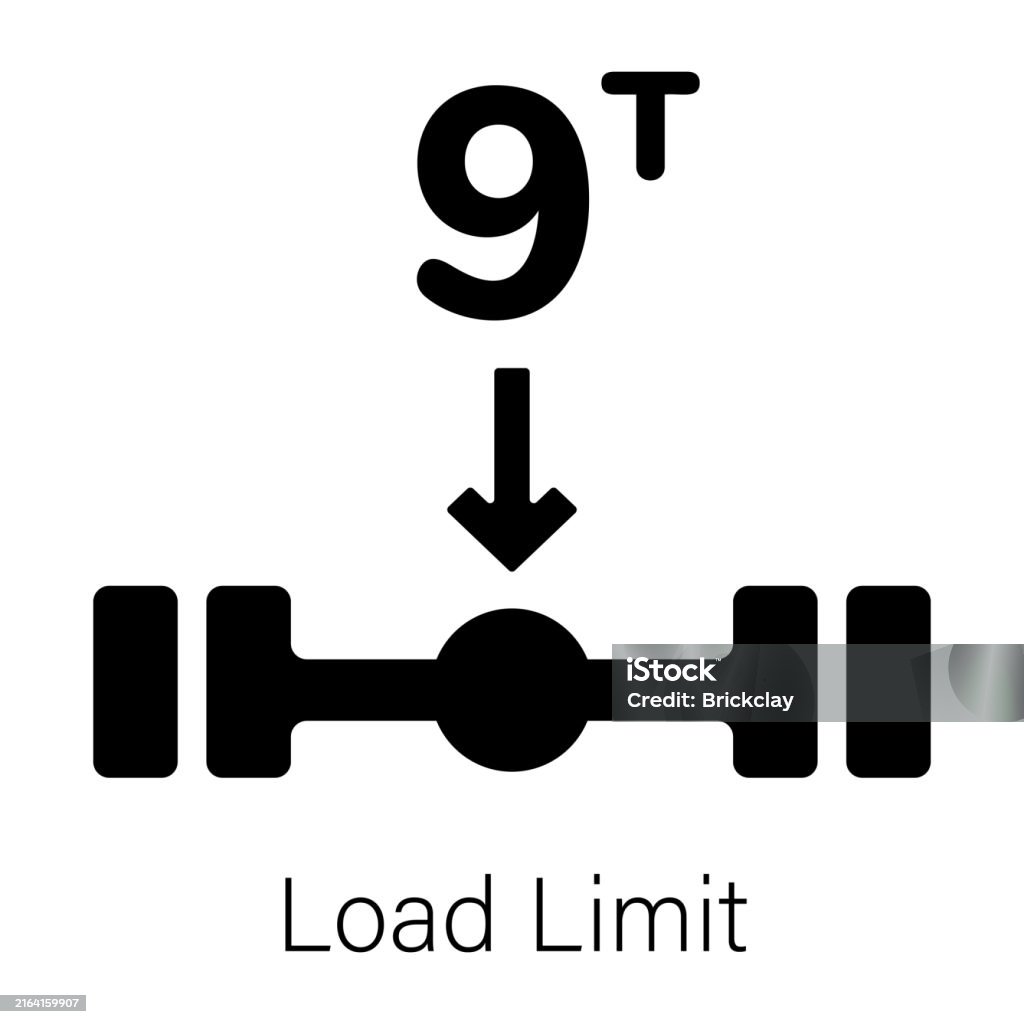 Load Limit Stock Illustration - Download Image Now - Boundary, Full ...