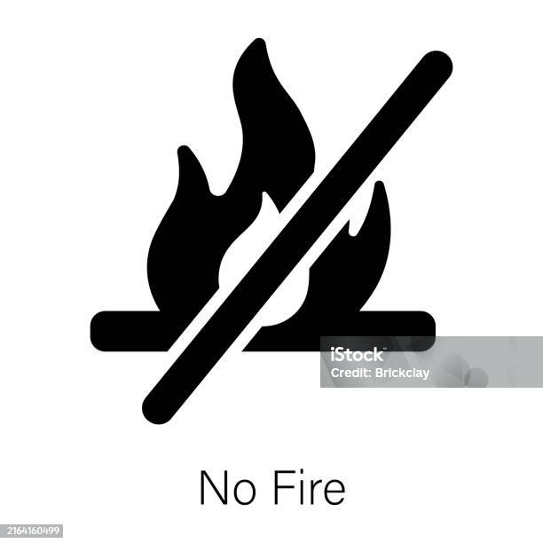 No Fire Rising No Fire Stock Illustration - Download Image Now - Fire - Natural ...