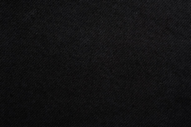 istock Close-up texture of black denim fabric 2164162877