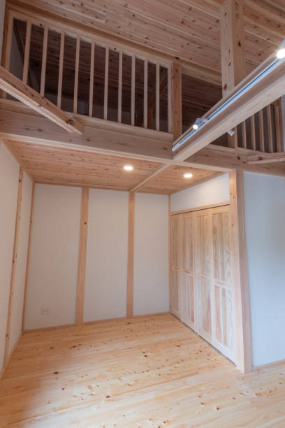 istock Detached house made from natural materials 2164171035