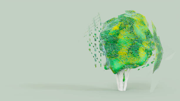 istock Concept of sustainable use of trees, solution for climate improvement 2164179077