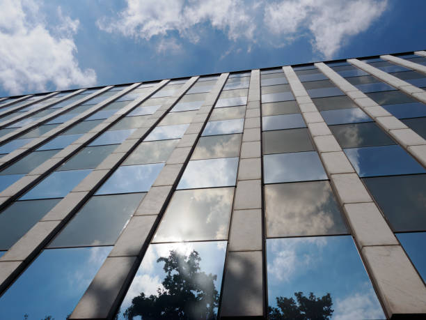 Milan, Italy - July 17, 2024: Facade of modern building along viale Certosa, Milan, Lombardy, Italy