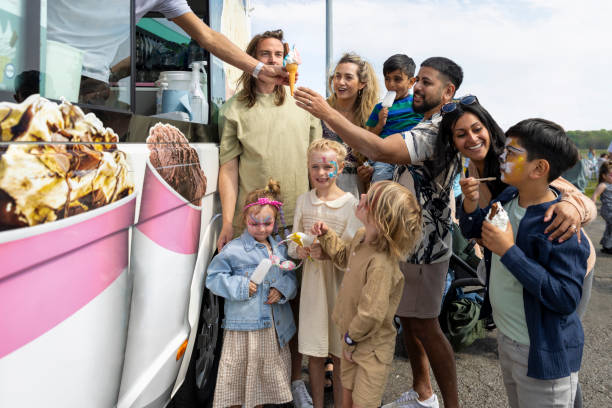 istock Buying Ice Creams at the Fair 2164186031